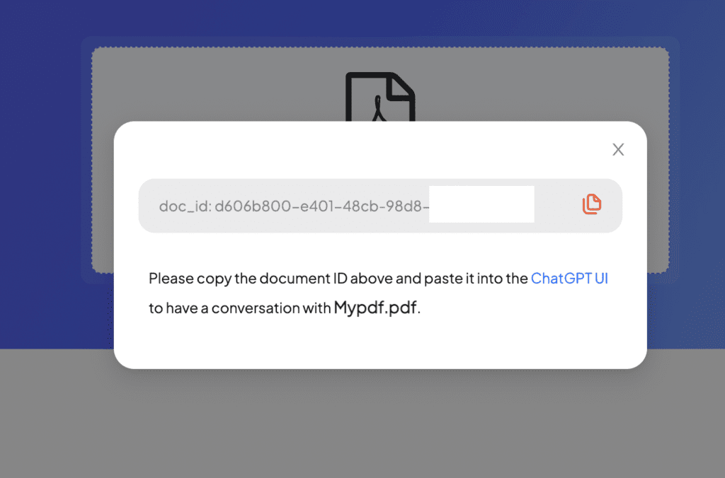 interact with PDFs Powered by ChatGPT