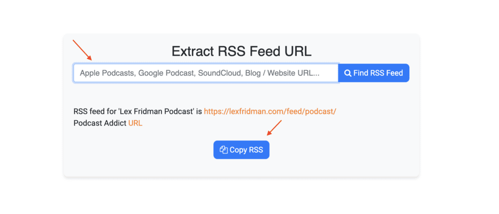 Creating a Sitemap with the RSS Feed URL