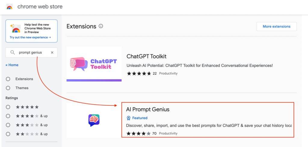 ChatGPT Prompt Genius : Step-by-Step User Guide