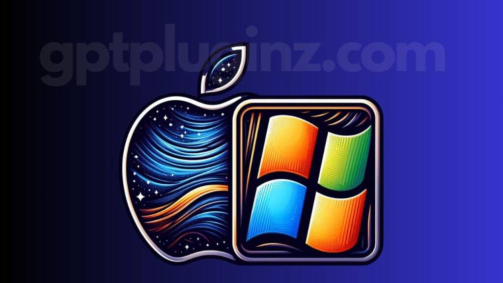 apple and windows logos