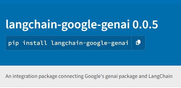 langchain-google-genai ·