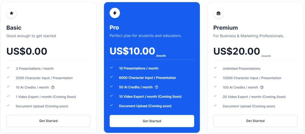 SlidesAI Pricing, Best AI Presentation Generator
